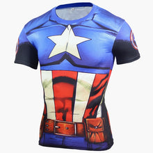 Cargar imagen en el visor de la galería, Camiseta SuperHéroes Capitán América