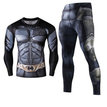 Cargar imagen en el visor de la galería, Conjunto Camiseta y Leggings SuperHéroes Batman