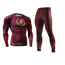 Cargar imagen en el visor de la galería, Conjunto Camiseta y Leggings SuperHéroes The Flash