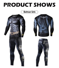 Cargar imagen en el visor de la galería, Conjunto Camiseta y Leggings SuperHéroes Batman