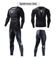 Cargar imagen en el visor de la galería, Conjunto Camiseta y Leggings SuperHéroes Superman