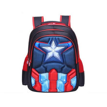 Cargar imagen en el visor de la galería, Mochila Escolar SuperHéroes Capitán América